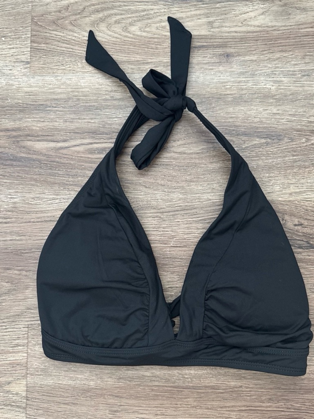 Athleta Black Halter Bikini Top